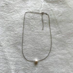 Simple Single Pearl Necklace